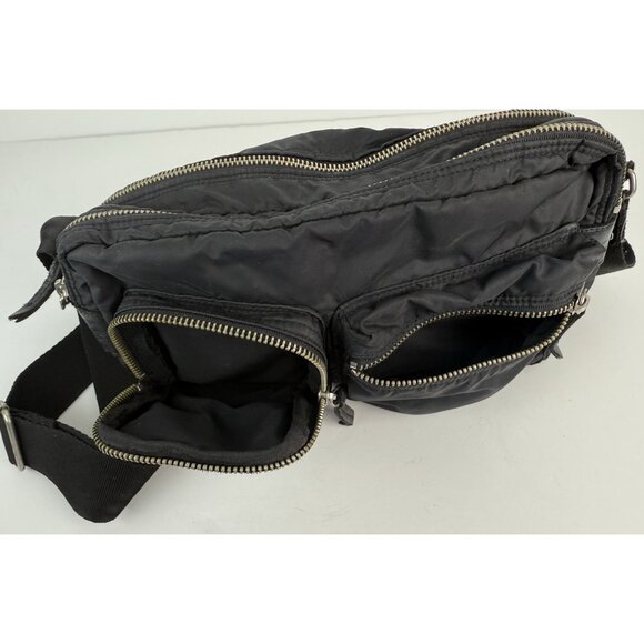 EigenPost Crossbody Travel Purse Bag Black Lightweight Pockets Adjustable Strap - Picture 8 of 13